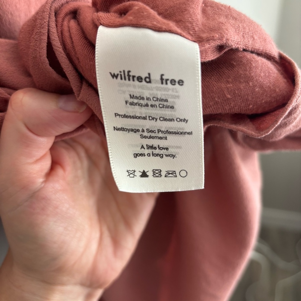Wilfred Free Blush Pink Dress Size Large - Picture 7 of 7